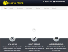 Tablet Screenshot of gsmetal.com.sg